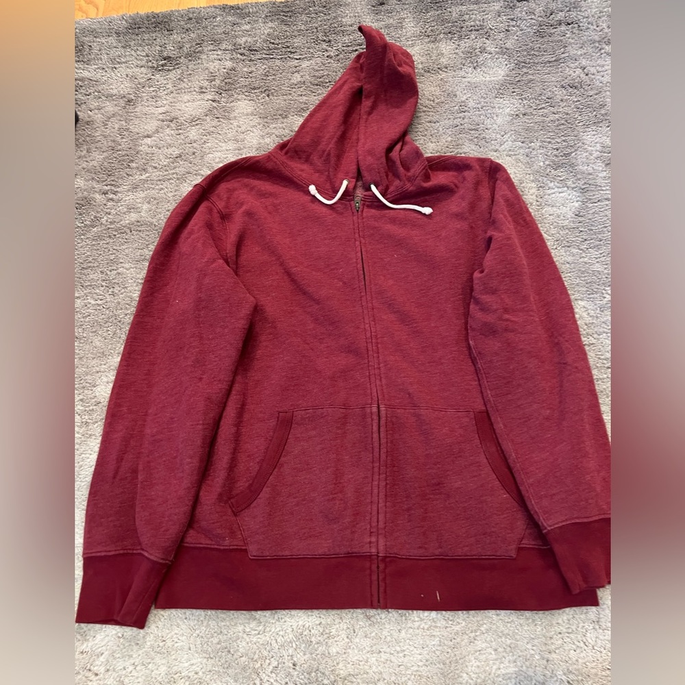 J.Crew Factory Men's Fleece Full-Zip Hoodie